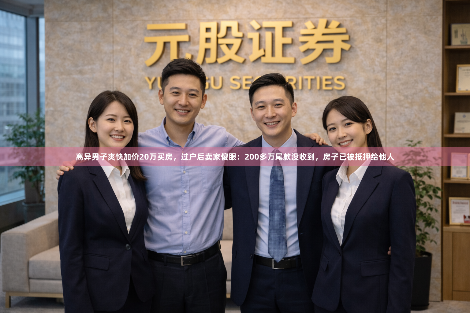 离异男子爽快加价20万买房，过户后卖家傻眼：200多万尾款没收到，房子已被抵押给他人