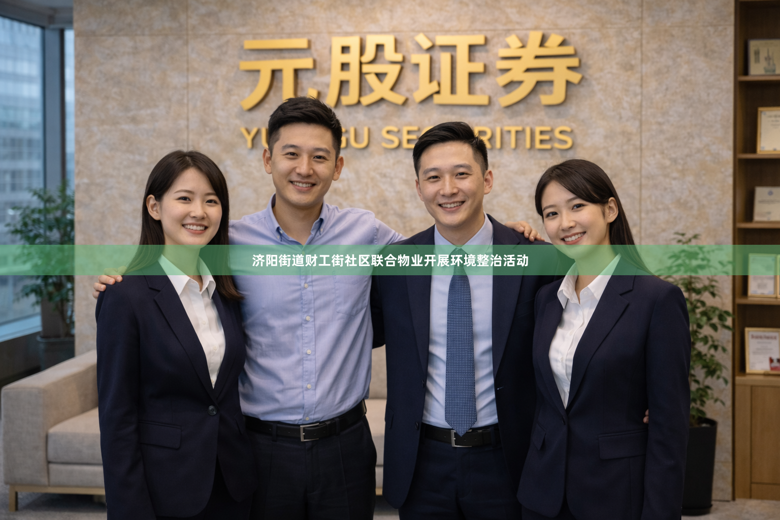 济阳街道财工街社区联合物业开展环境整治活动