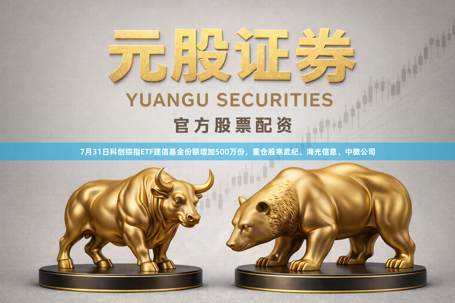 7月31日科创综指ETF建信基金份额增加500万份，重仓股寒武纪、海光信息、中微公司