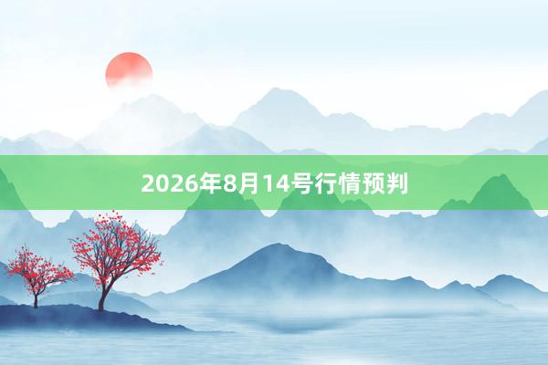 2026年8月14号行情预判