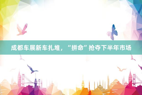 成都车展新车扎堆，“拼命”抢夺下半年市场